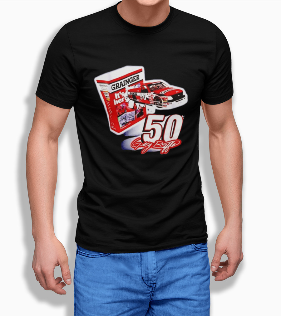 Grainger NASCAR 50 Greg Biffle Racing Car It's Here T-Shirt