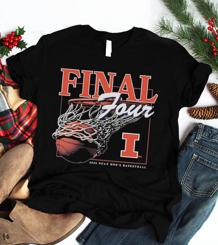 Illinois Final Four 2026 Men's Basketball NCAA March Madness T-Shirt