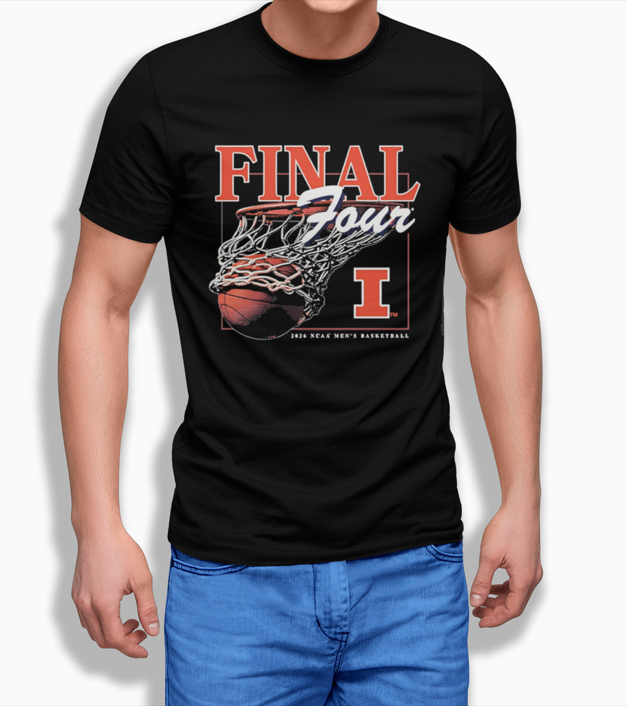 Illinois Final Four 2026 Men's Basketball NCAA March Madness T-Shirt