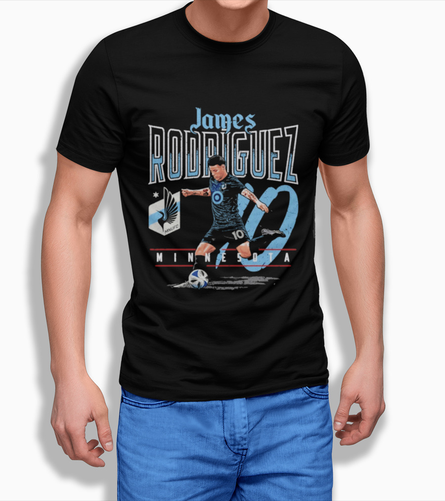 James Rodriguez Minnesota United 10 Soccer Star T-Shirt