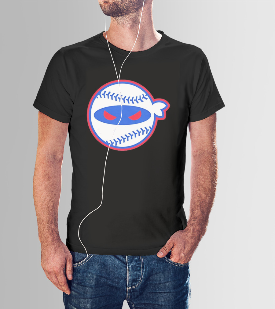 Pitching Ninja Baseball Eyes Atlanta T-Shirt