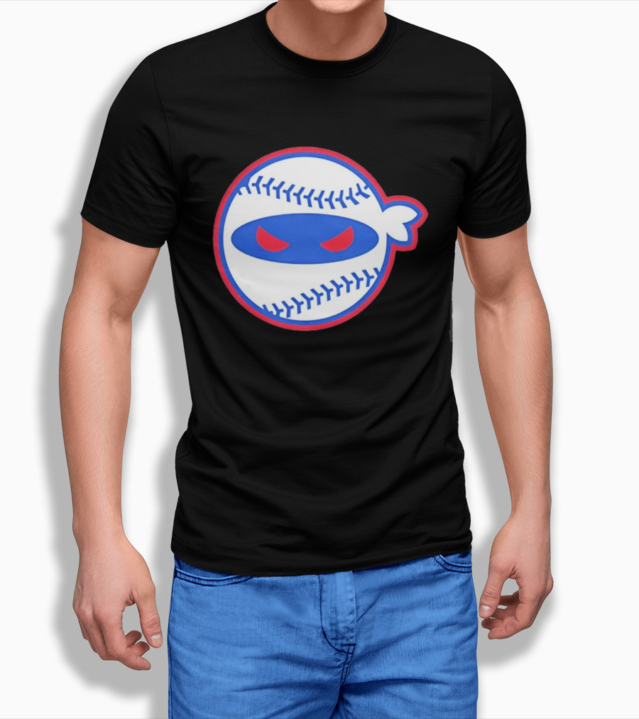 Pitching Ninja Baseball Eyes Atlanta T-Shirt