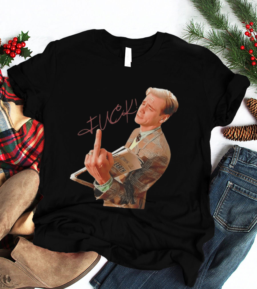 Jim Carrey Truman Show Middle Finger Meme Fuck Scene T-Shirt