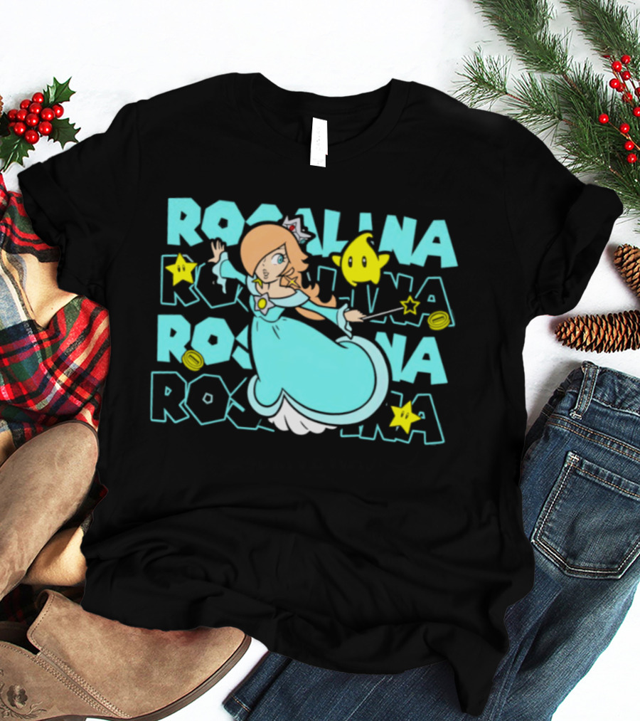 Super Mario Rosalina With Luma And Stars Est 1985 Disneyland T-Shirt