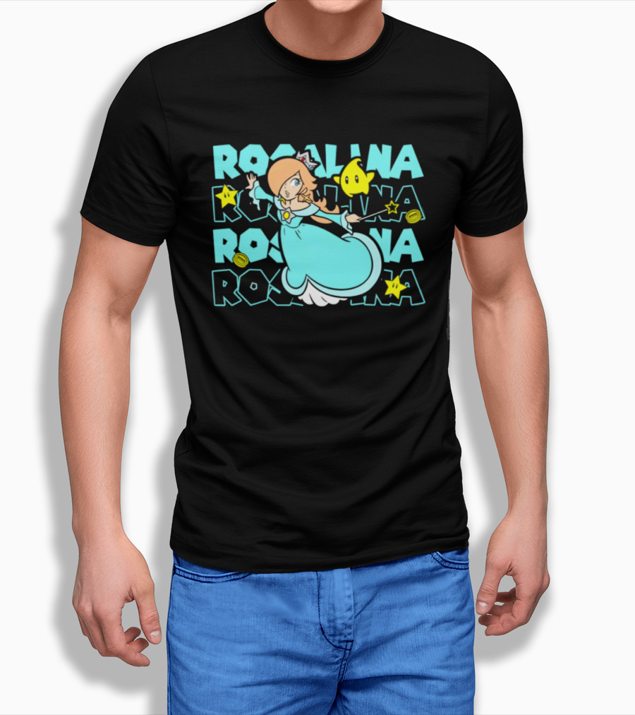 Super Mario Rosalina With Luma And Stars Est 1985 Disneyland T-Shirt