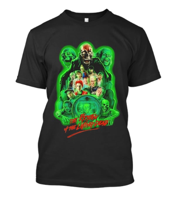 The Return Of The Living Dead 1985 Horror Zombie Movie Characters T-Shirt