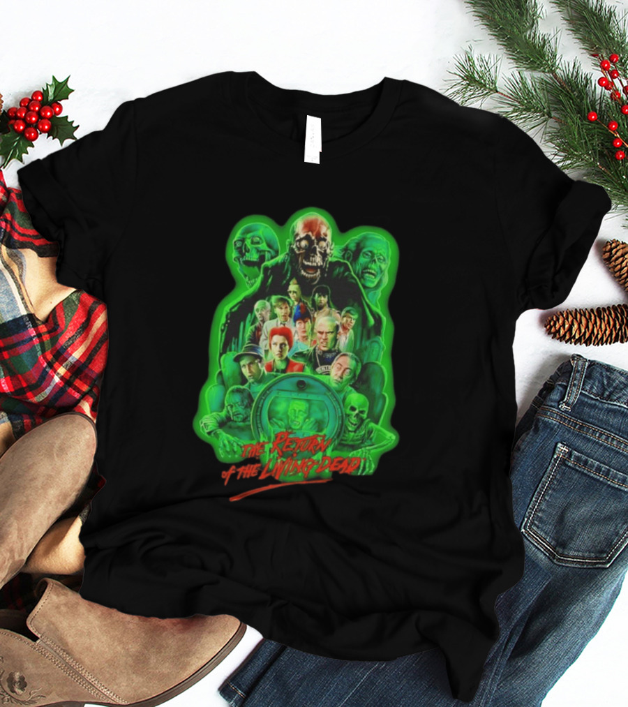 The Return Of The Living Dead 1985 Horror Zombie Movie Characters T-Shirt