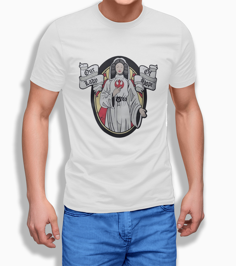 Princess Leia Our Lady Of Hope Star Wars Rebellion T-Shirt