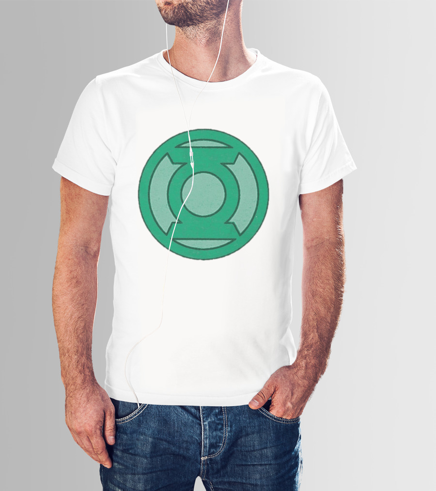 Green Lantern Corps Symbol Comics Hand Me Down T-Shirt