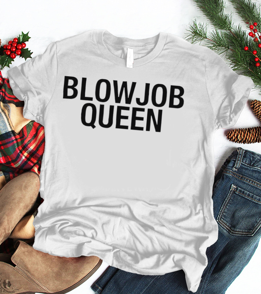 Selene Gomez Wearing Blowjob Queen T-Shirt