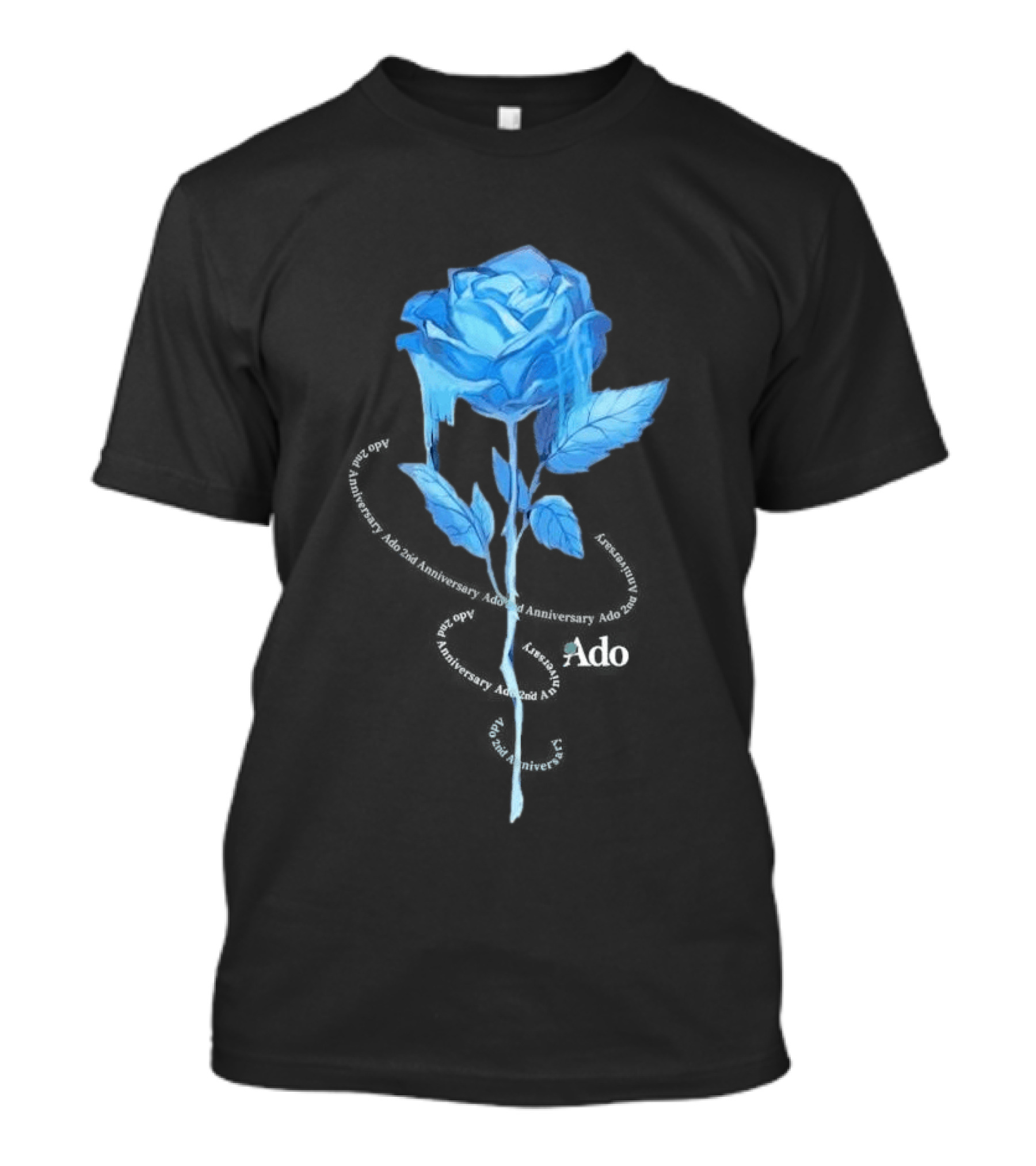 Ado Staff Blue Rose 5th Anniversary Los Angeles LA T-Shirt