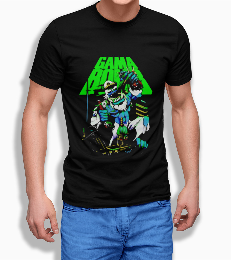 Gama Bomb Drink Up Skeleton Monster Cheers T-Shirt