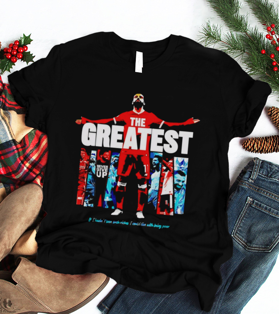 Mohamed Salah The Greatest Liverpool Football Icon Riches T-Shirt