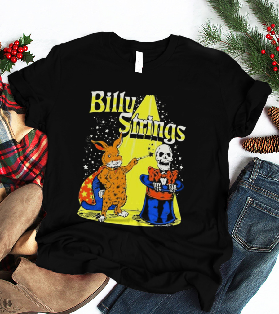 Billy Strings Rabbit Magician Skeleton Star Cape T-Shirt