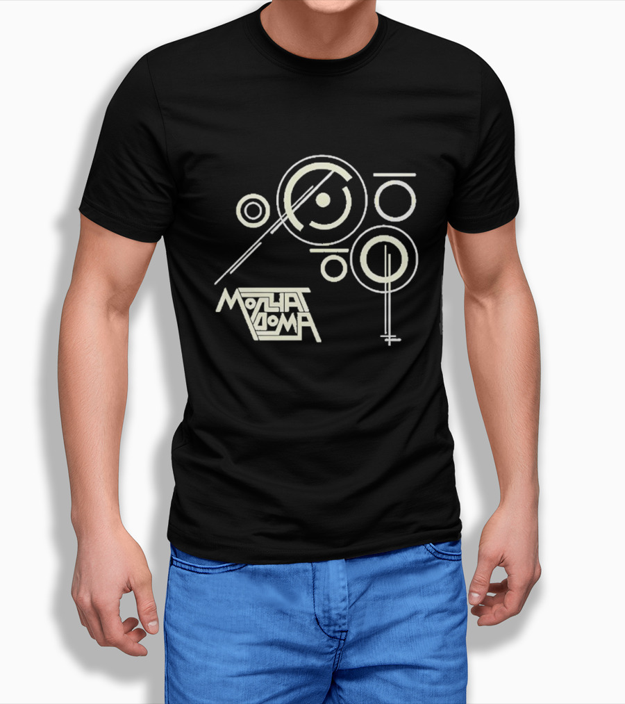 Molchat Doma Concert Geometric Circles And Lines T-Shirt