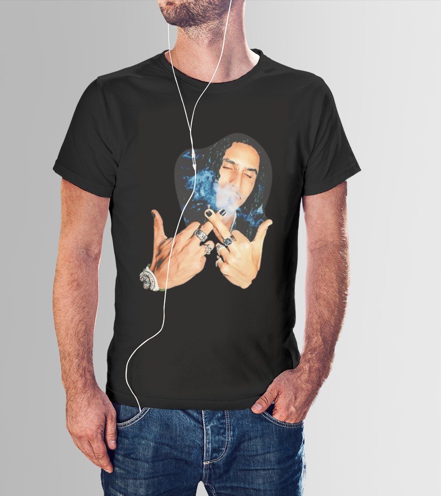 Brazil Matue Smoking Cigarette With Rings And Smoke T-Shirt