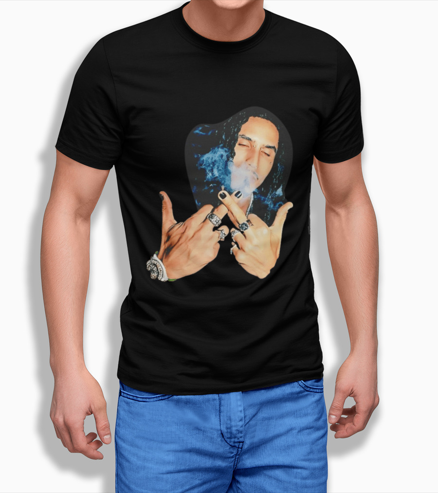Brazil Matue Smoking Cigarette With Rings And Smoke T-Shirt