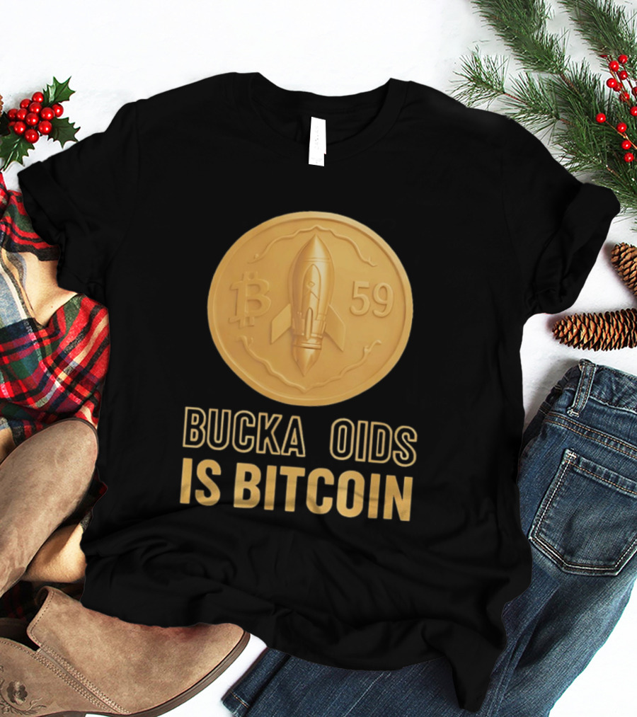 Buckazoids Bitcoin Rocket Coin B 59 T-Shirt