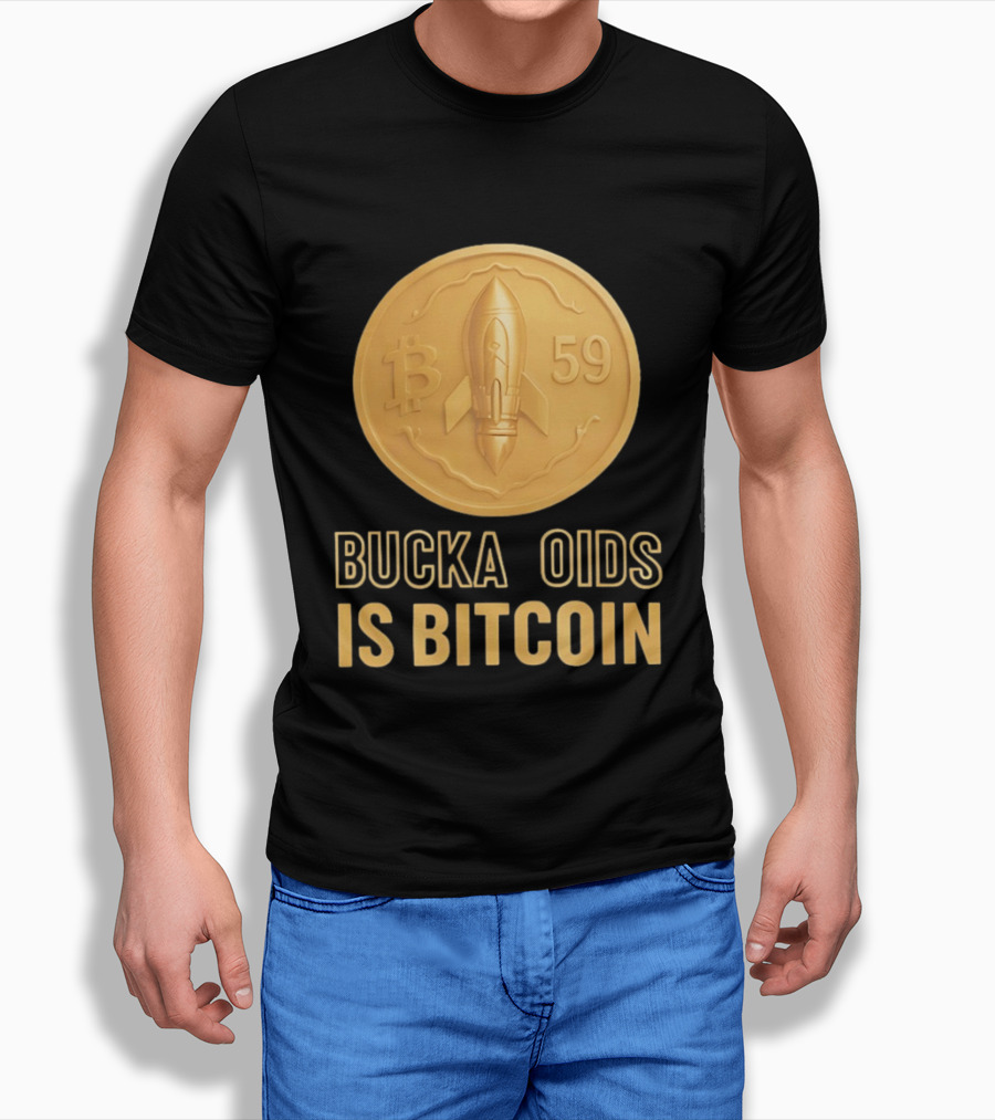 Buckazoids Bitcoin Rocket Coin B 59 T-Shirt