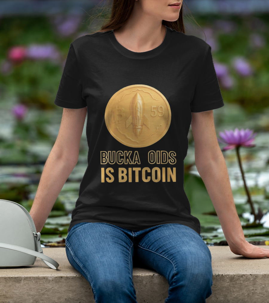 Buckazoids Bitcoin Rocket Coin B 59 T-Shirt