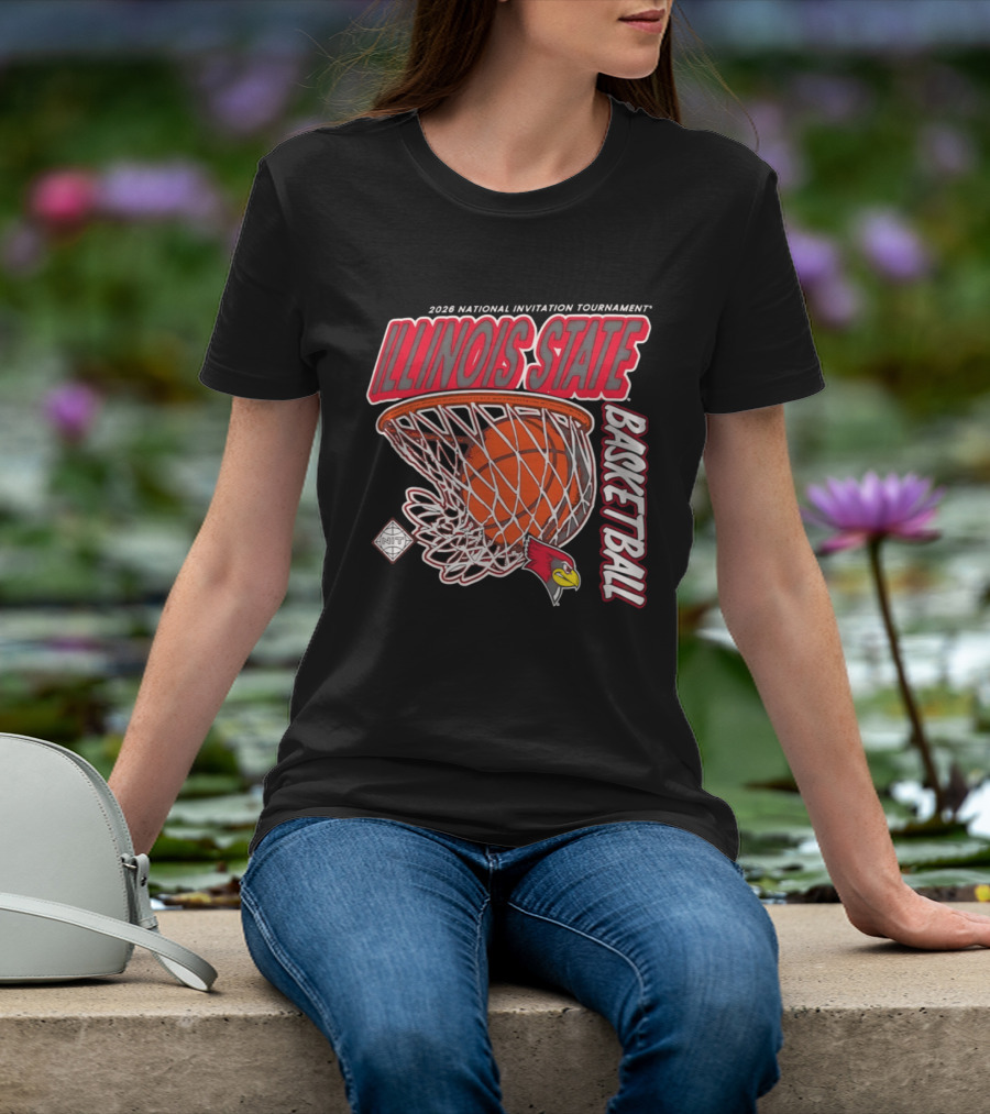 Illinois State Redbirds 2026 National Invitation Tournament Basketball T-Shirt