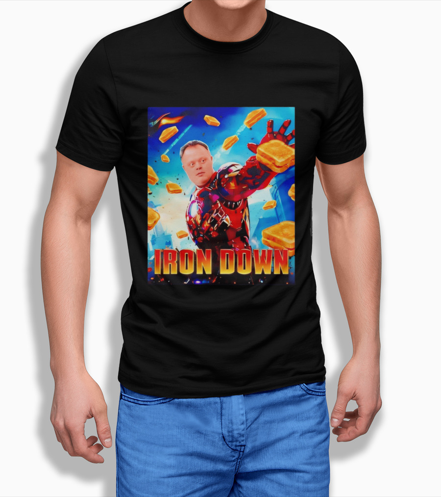 Iron Down Meme Toasted Hero Explosion T-Shirt