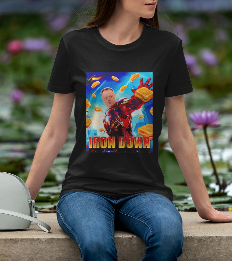 Iron Down Meme Toasted Hero Explosion T-Shirt