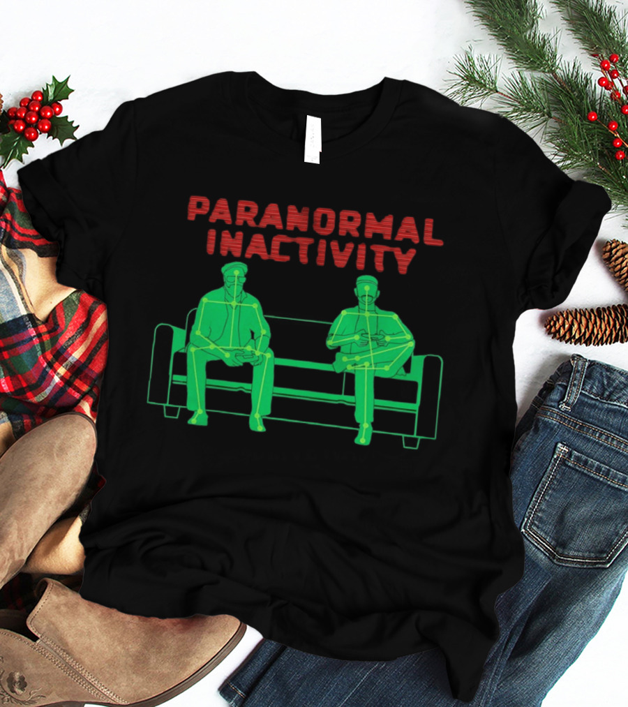 Paranormal Inactivity Gaming Couch Steve Gonsalves Dave Tango T-Shirt