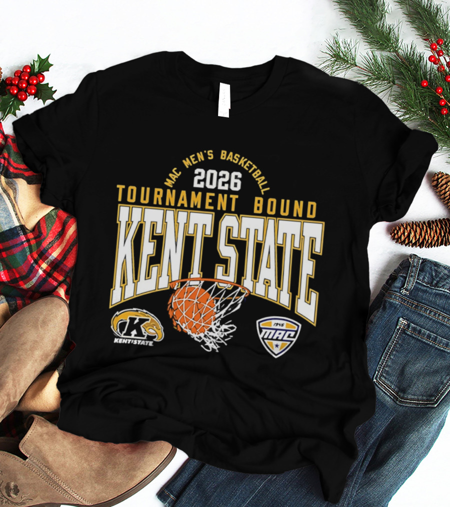 Kent State Golden Flashes MAC 2026 Men's Basketball Tournament Bound T-Shirt