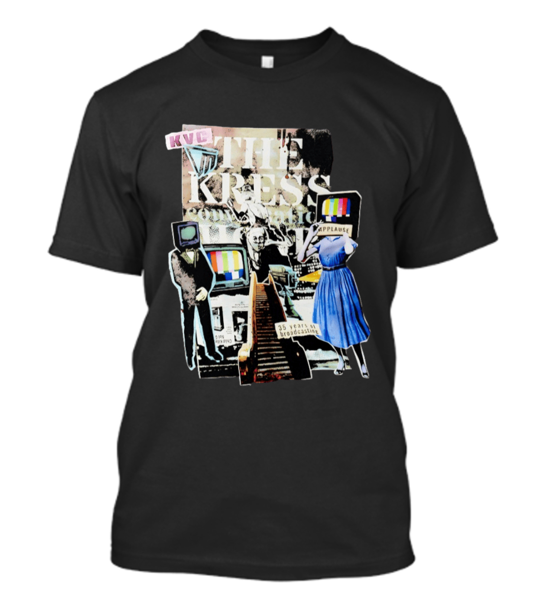 KVC The Kress 35 Years Of Broadcasting TV Applause T-Shirt
