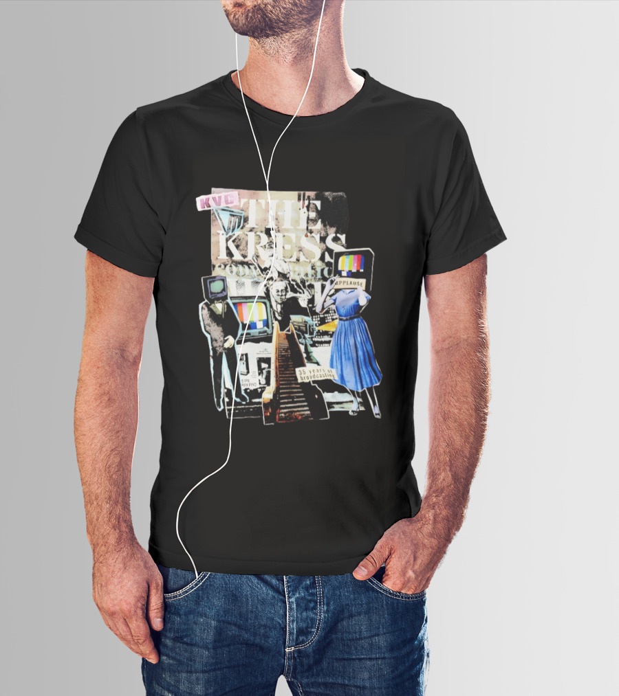 KVC The Kress 35 Years Of Broadcasting TV Applause T-Shirt