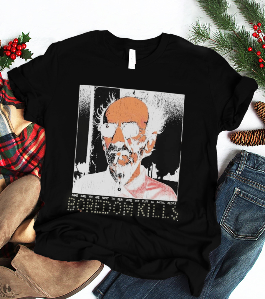 Make Sure You Are Happy In Real Life Andy Warhol Teacher T-Shirt