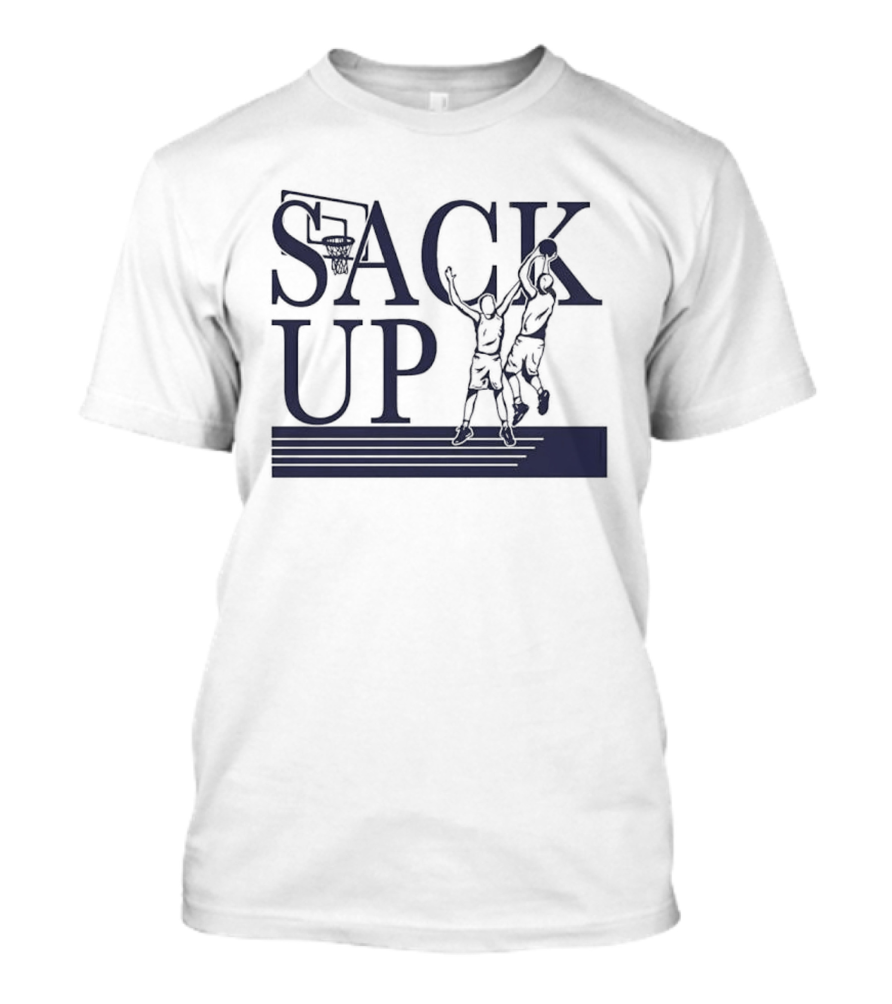 Sack Up Basketball Jumpers Dunking Hoop T-Shirt