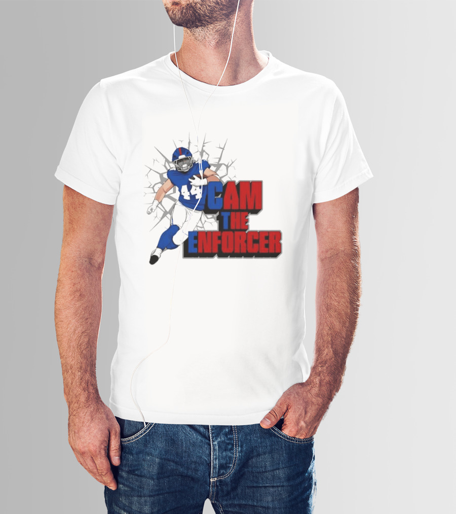 Cam The Enforcer New York Giants Football Player T-Shirt