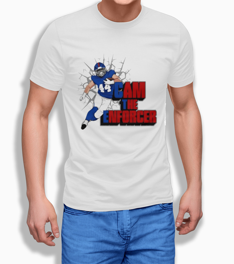 Cam The Enforcer New York Giants Football Player T-Shirt