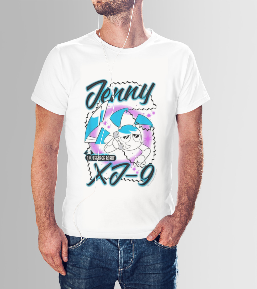 Jenny XJ 9 My Life As A Teenage Robot Airbrush T-Shirt