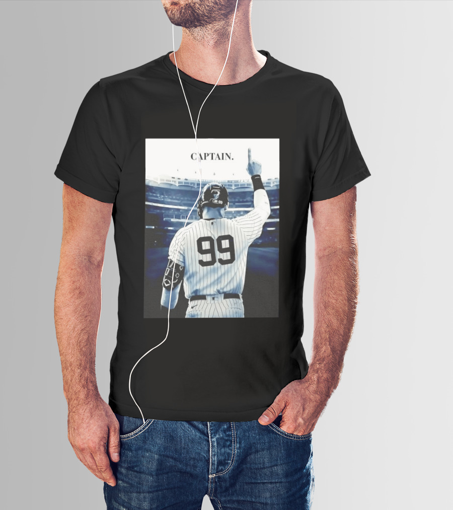 Aaron Judge 99 New York Yankees Captain Pointing Celebration T-Shirt