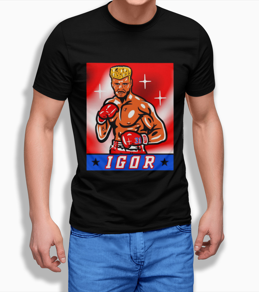 Igor Drago I Must Break You New York Rangers Boxing T-Shirt