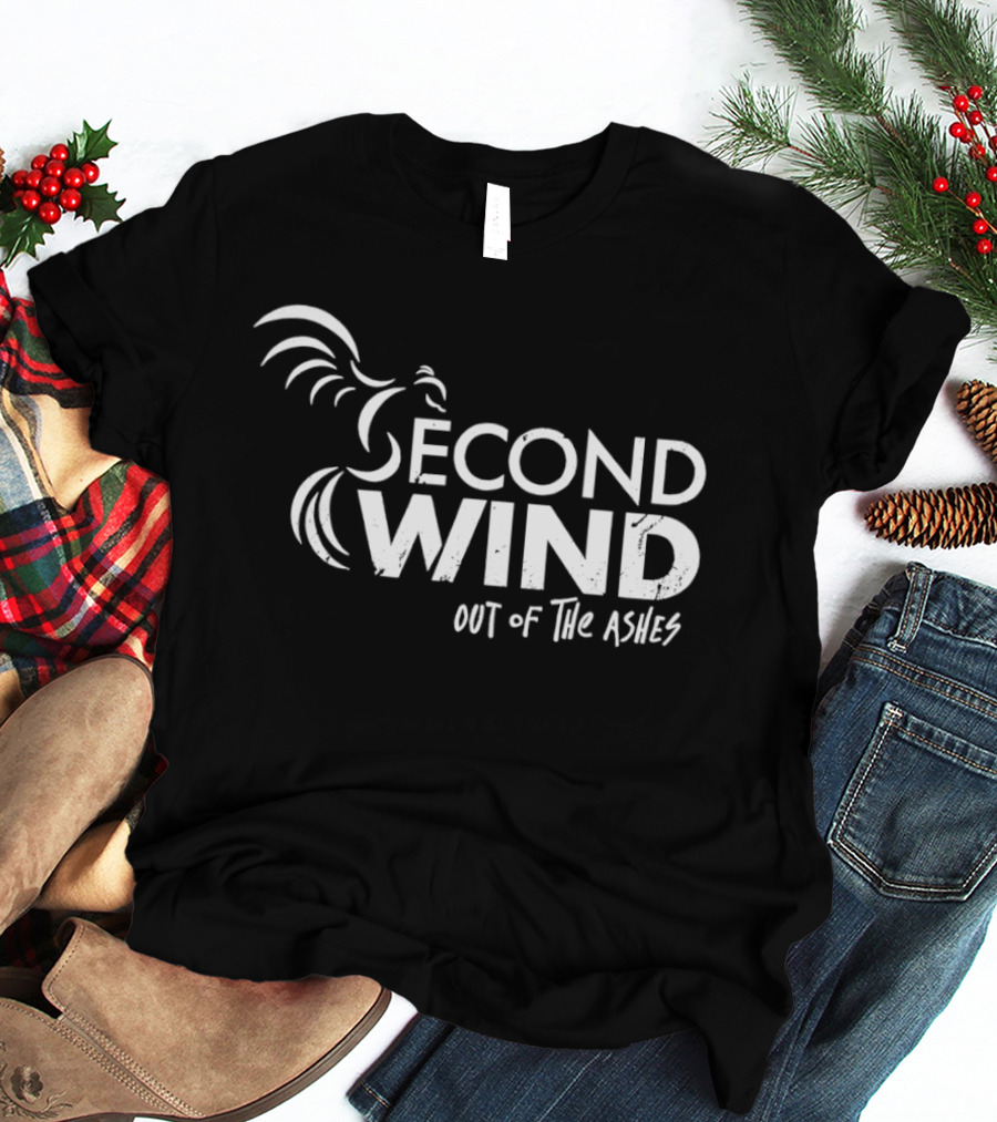 Second Wind Out Of The Ashes Phoenix Rooster T-Shirt