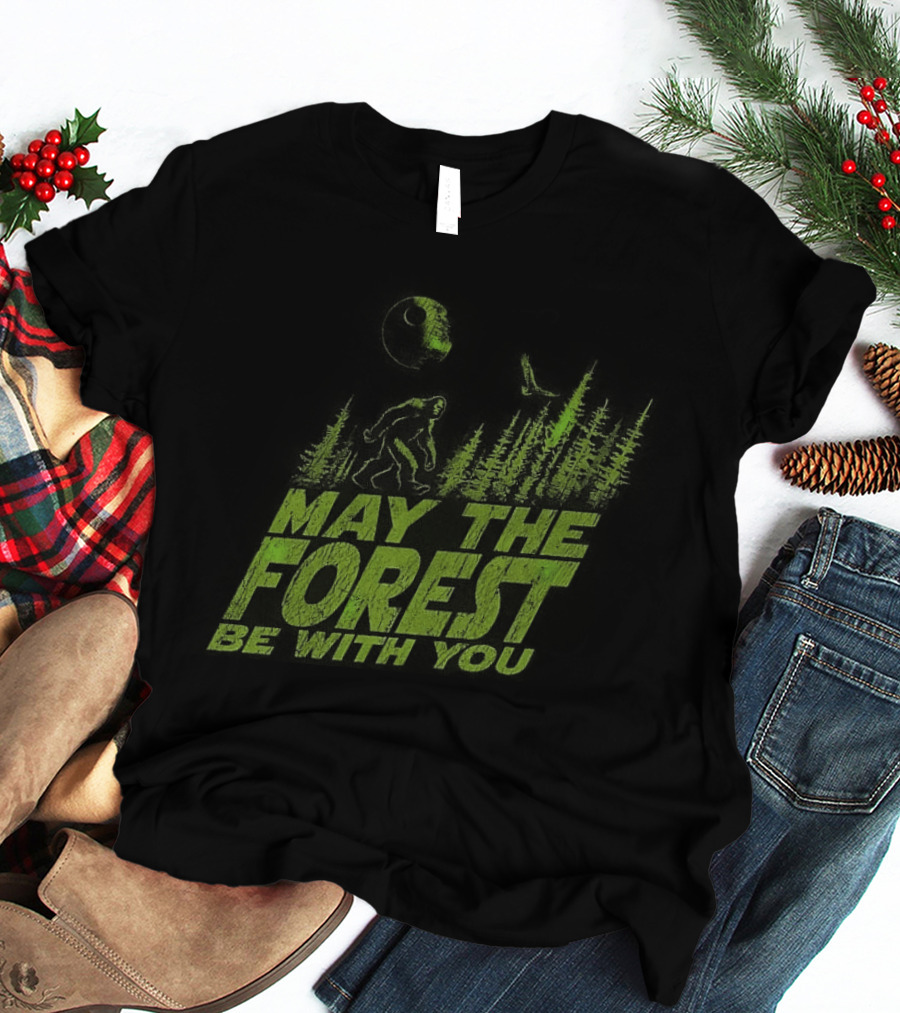 Forest Squatch May The Forest Be With You T-Shirt