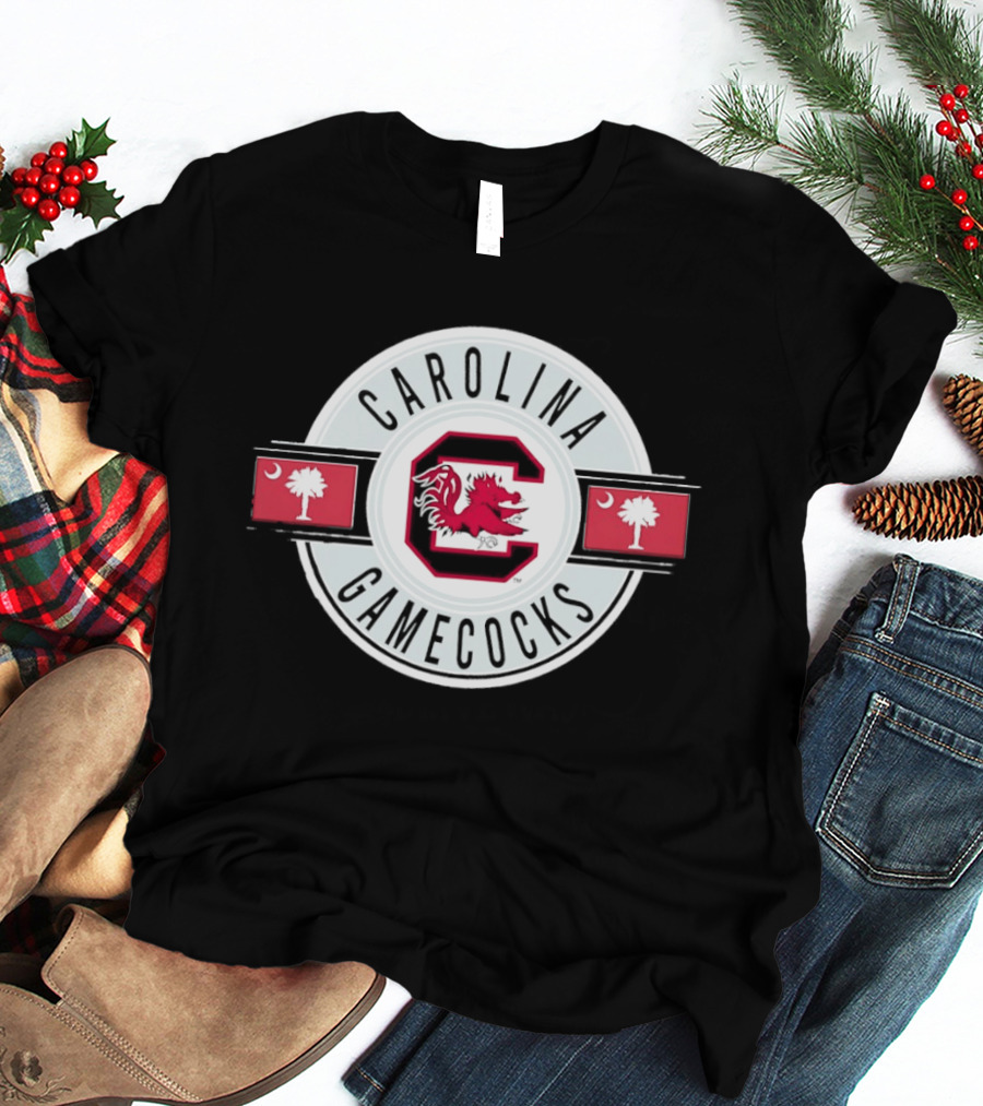 Carolina Gamecocks C Emblem Palmetto Crescent T-Shirt