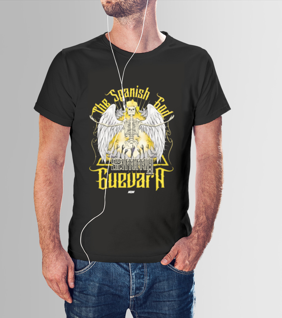 The Spanish God Sammy Guevara Wings And Crown Ascendant T-Shirt