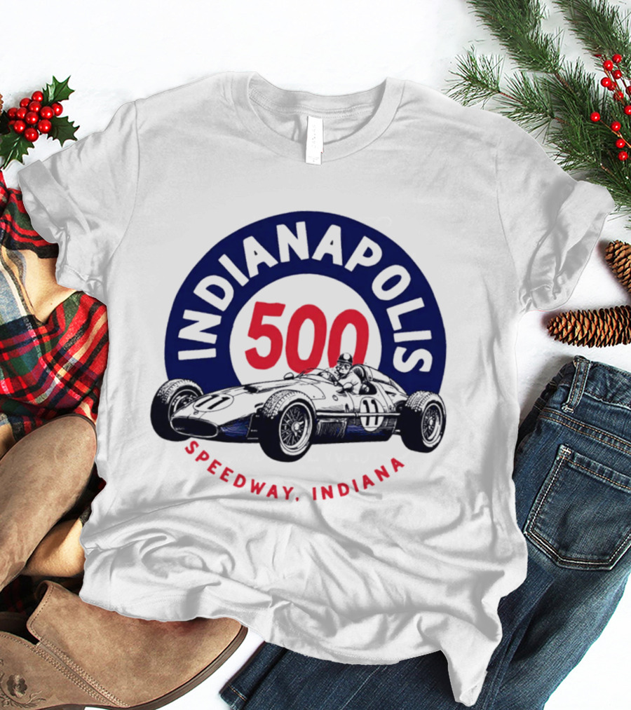 Indianapolis 500 Speedway Indiana Racing Car T-Shirt