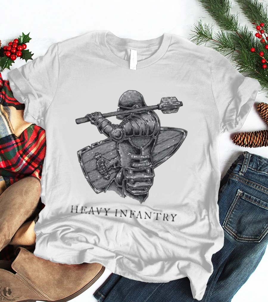 Fighter With Mace Heavy Infantry Team Infantry T-Shirt