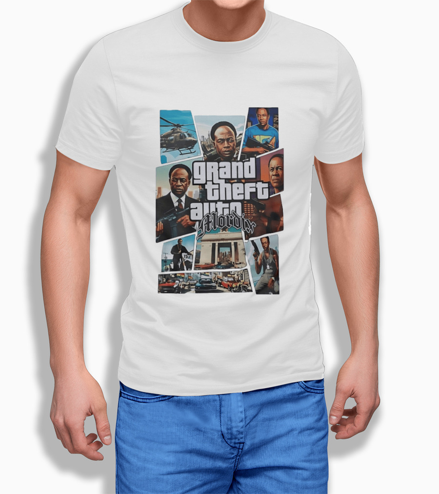 Grand Theft Auto Mordix Classic Crime Action Game T-Shirt