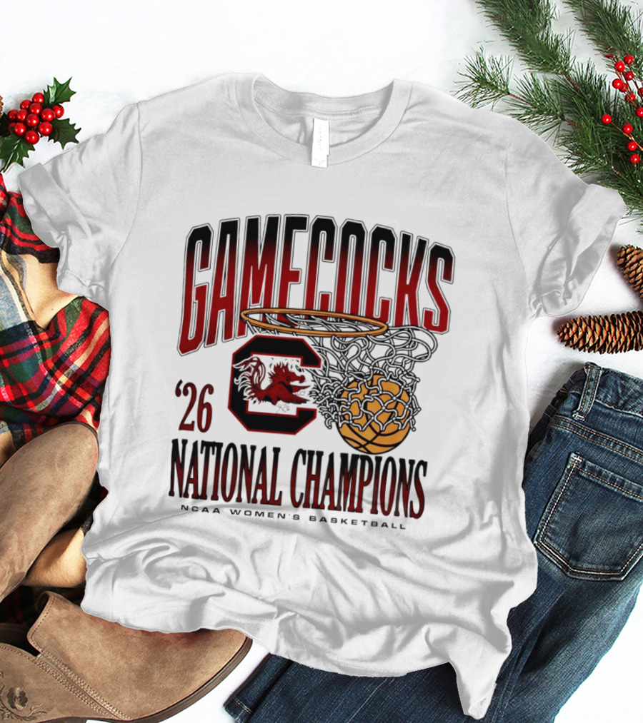 Gamecocks 2026 National Champions NCAA Women's Basketball T-Shirt