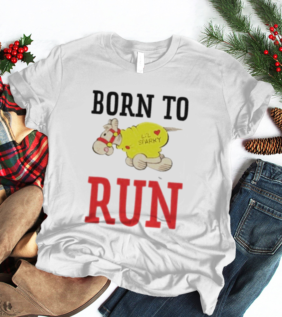 Born To Run Li'l Sparky Retro Cartoon T-Shirt