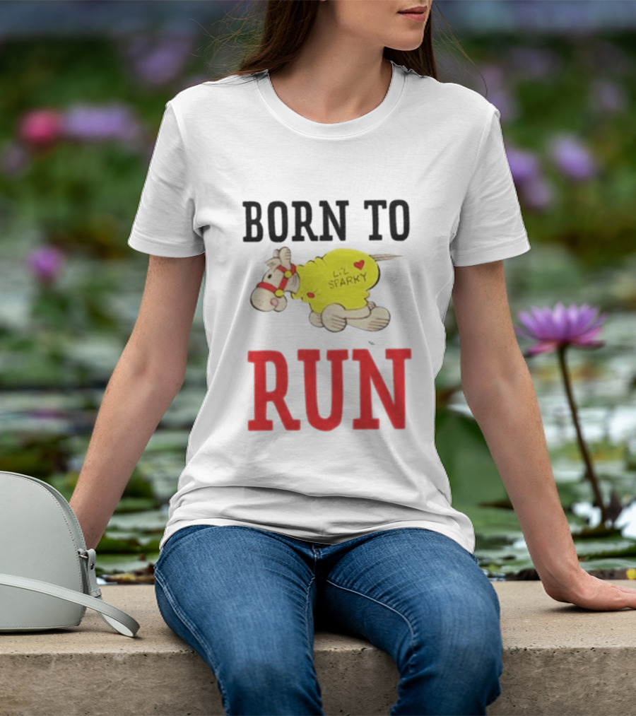 Born To Run Li'l Sparky Retro Cartoon T-Shirt