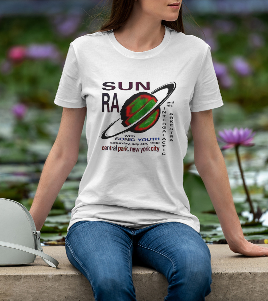 SUN RA Sonic Youth Intergalactic Arkestra Central Park New York City T-Shirt