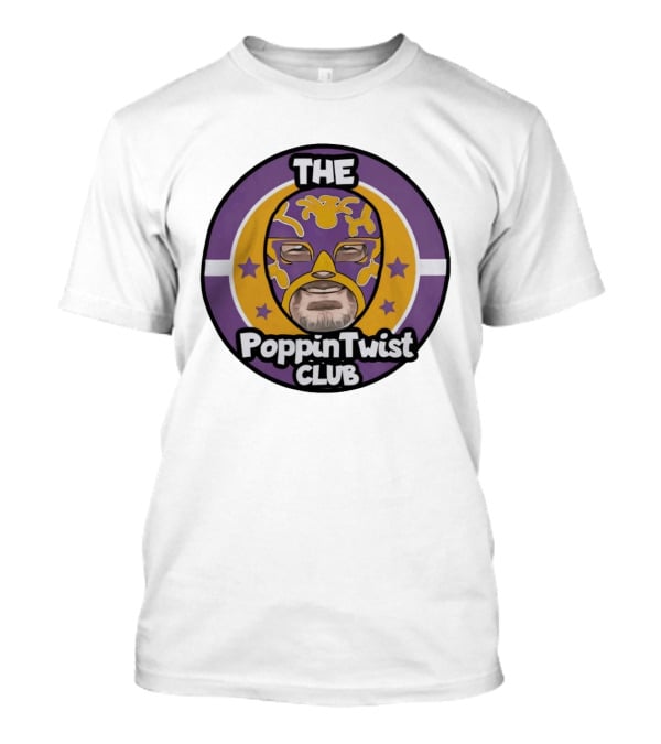 THE PoppinTwist Club Purple Masked Wrestler T-Shirt